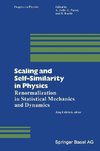 Scaling and Self-Similarity in Physics