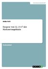 Exegese von 12, 13-17 des Markusevangeliums