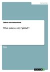 What makes a city 