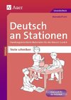 Deutsch an Stationen SPEZIAL Texte schreiben 3-4