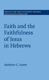 Faith and the Faithfulness of Jesus in             Hebrews