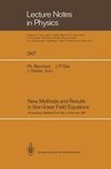New Methods and Results in Non-linear Field Equations