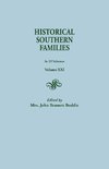 Historical Southern Families. in 23 Volumes. Volume XXI