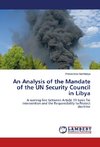 An Analysis of the Mandate of the UN Security Council in Libya