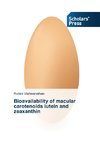Bioavailability of macular carotenoids lutein and zeaxanthin