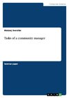 Tasks of a community manager