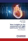 New insights in the assessment of right ventricular function