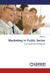 Marketing In Public Sector