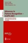 Advances in Pattern Recognition - ICAPR 2001