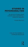 Studies in Psychoanalysis