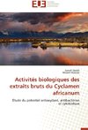 Activités biologiques des extraits bruts du Cyclamen africanum