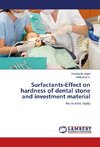 Surfactants-Effect on hardness of dental stone and investment material