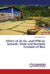Effect of Zn Fe, and FYM on Growth, Yield and Nutrient Content of Rice