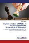 Implementation Of MDGs In The Management Of Universal Basic Education