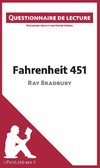 Questionnaire de lecture : Fahrenheit 451 de Ray Bradbury