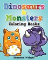 Dinosaurs & Monsters Coloring Book
