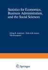 Statistics for Economics, Business Administration, and the Social Sciences