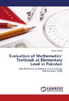 Evaluation of Mathematics' Textbook at Elementary Level in Pakistan