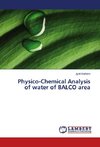 Physico-Chemical Analysis of water of BALCO area