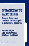 Shye, S: Introduction to Facet Theory