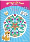 Glitzer-Sticker-Mandalas Tiere. Malbuch ab 5 Jahren