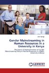 Gender Mainstreaming in Human Resources in a University in Kenya