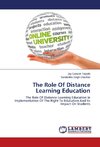 The Role Of Distance Learning Education