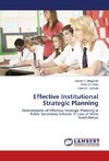 Effective Institutional Strategic Planning