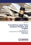 Translating Legal Texts between Persian and English