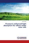 Plasmonic enhanced light absorption for silicon wafer solar cells