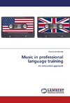 Music in professional language training