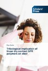 Tribological implication of linear dry contact GFR polymers on steel