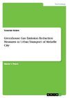 Greenhouse Gas Emission Reduction Measures in Urban Transport of Mekelle City