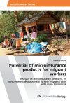 Potential of microinsurance products for migrant workers