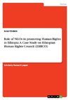 Role of NGOs in promoting Human Rights in Ethiopia: A Case Study on Ethiopian Human Rights Council (EHRCO)