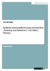 Kritische Auseinandersetzung mit dem Text  