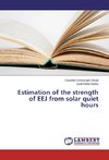 Estimation of the strength of EEJ from solar quiet hours