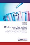 Effect of some free radicals on biomolecules