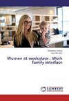 Women at workplace : Work family interface