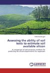 Assessing the ability of soil tests to estimate soil available silicon