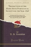 Knowlton, D: Transactions of the Maine State Pomological Soc