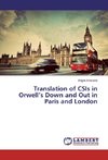 Translation of CSIs in Orwell's Down and Out in Paris and London