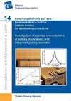 Investigation of spectral characteristics of solitary diode lasers with integrated grating resonator