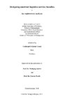 Designing contract logistics service bundles