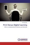 Print Versus Digital Learning