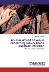 An assessment of values concerning luxury brand purchase intention