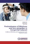 Predominance of blindness and lens extraction in Congenital Cataract