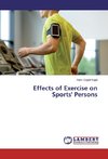 Effects of Exercise on Sports' Persons