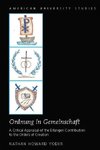 'Ordnung in Gemeinschaft'