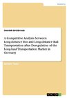 A Competitive Analysis between Long-distance Bus and Long-distance Rail Transportation after Deregulation of the Long-haul Transportation Market in Germany